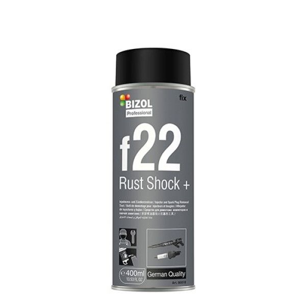 Засіб для демонтажу форсунок і свічок BIZOL Rust Shock+ f22 0,4л