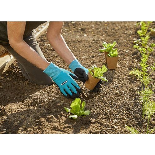 Рукавички для роботи з ґрунтом Gardena Oeko-Tex® 7/S