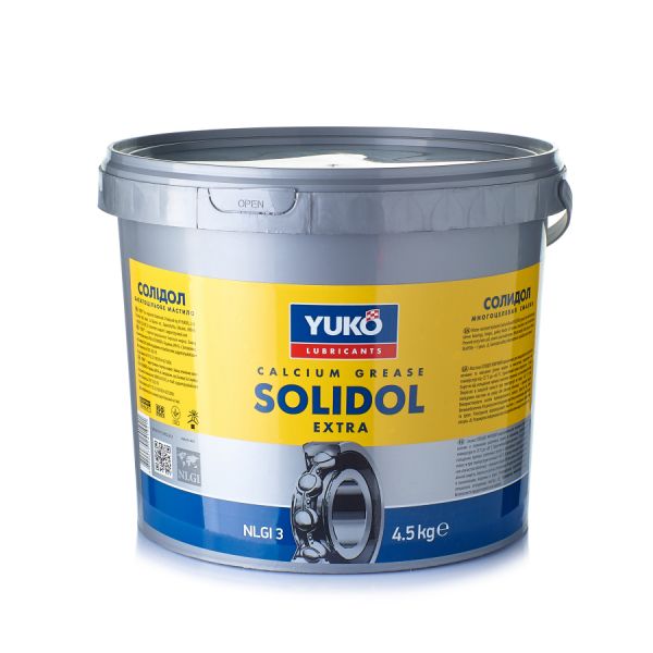 Мастило Солідол жировий Yuko - 4,5 кг відро пл.