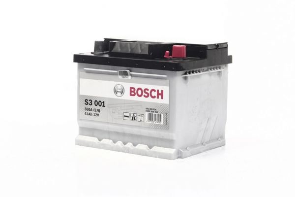 Акумулятор 41Ah-12v BOSCH (S3001) (207x175x175),R,EN360