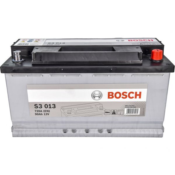 Акумулятор 90Ah-12v BOSCH (S3013) (353x175x190),R,EN720