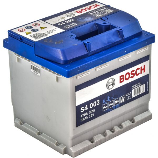Акумулятор 52Ah-12v BOSCH (S4002) (207x175x190),R,EN470