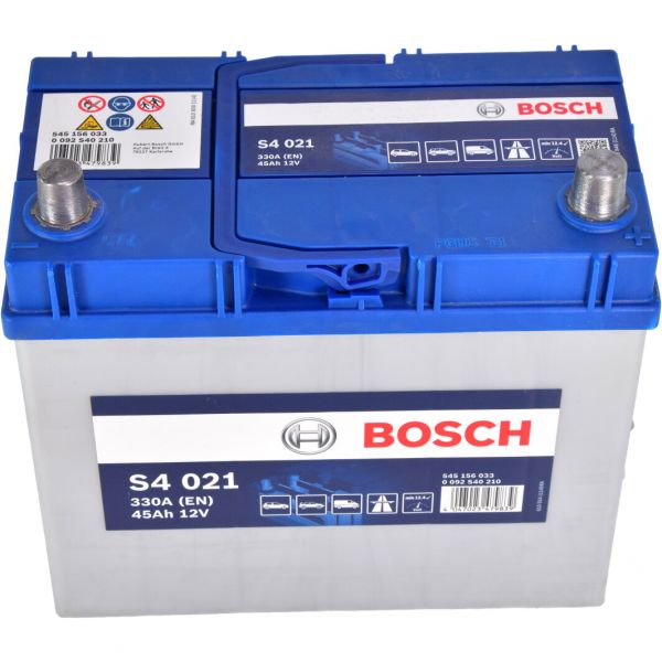 Акумулятор 45Ah-12v BOSCH (S4021) (238x129x227),R,EN330(Азія)