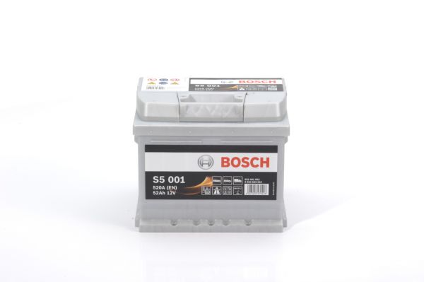 Акумулятор 52Ah-12v BOSCH (S5001) (207x175x175),R,EN520