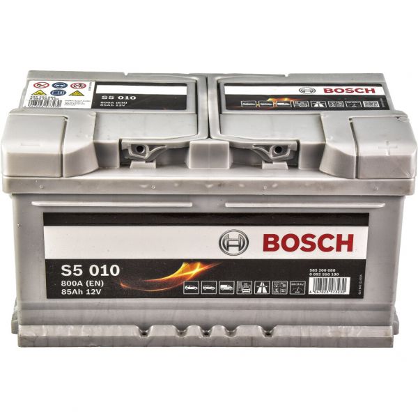 Акумулятор 85Ah-12v BOSCH (S5010) (315x175x175),R,EN800