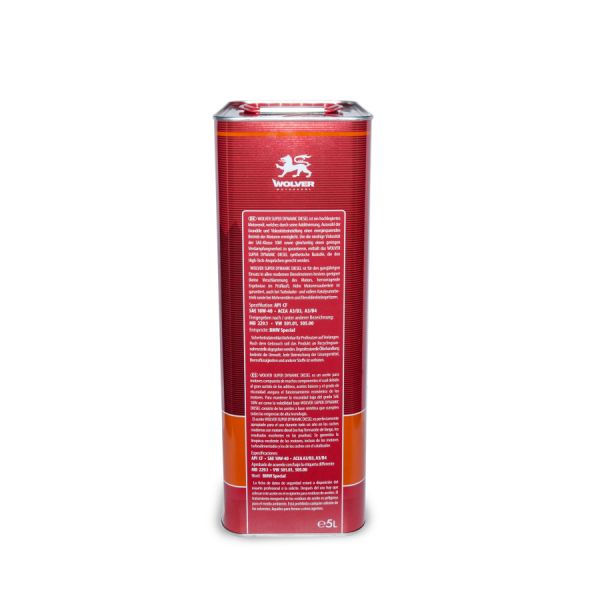 Олива моторна Super Dynamic Diesel SAE 10W-40 Wolver - 5 л