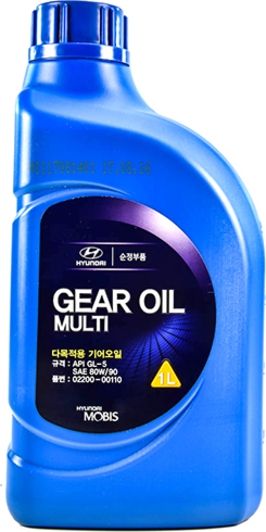 Олива Mobis Hyundai/KIA Gear Oil Multi 80W-90 GL-5, 1л. 02200-00110
