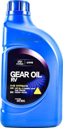 Олива Mobis Hyundai/KIA Gear Oil RV 75W-90 GL-5, 1л. 02200-00120
