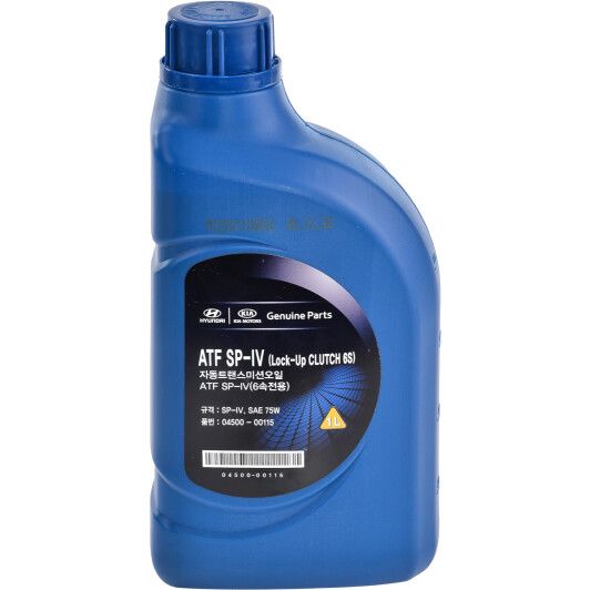Олива Mobis Hyundai/KIA ATF SP-IV, 1л. 04500-00115
