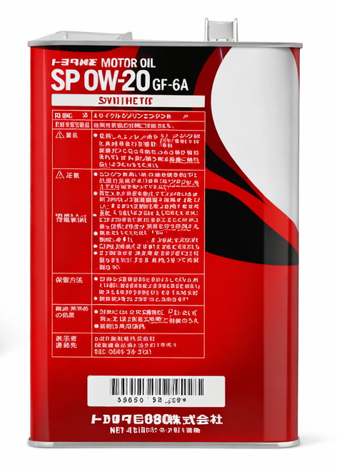 Олива Toyota Synthetic Motor Oil SP/GF6A, 0W-20 (Japan), 4л. 08880-13205