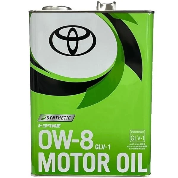 Олива Toyota Synthetic Motor Oil GLV-1, 0W-8 (Japan), 4л 08880-14505