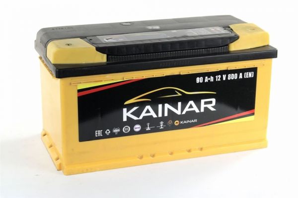 Акумулятор 90Ah-12v KAINAR Standart+ (353х175х190), L, EN800