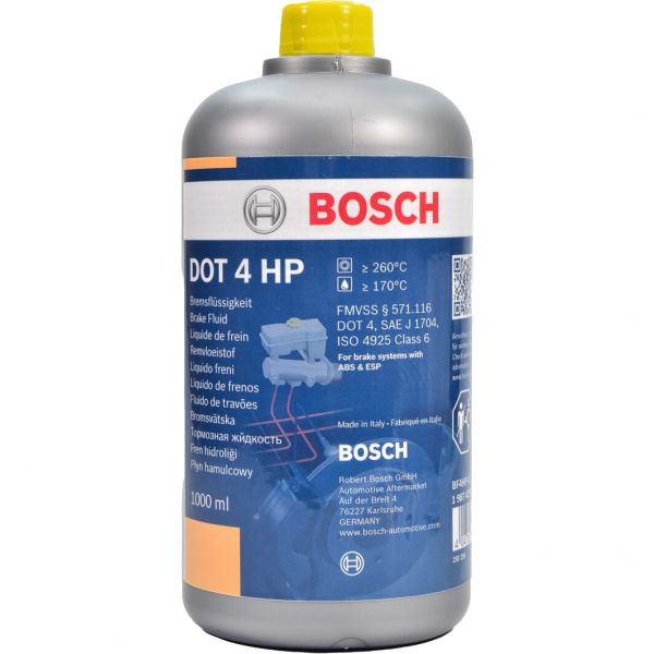 Рідина гальмівна DOT4 HP 1 л Bosch