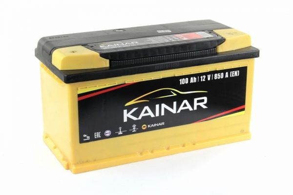 Акумулятор 100Ah-12v KAINAR Standart + (353х175х190), L, EN850