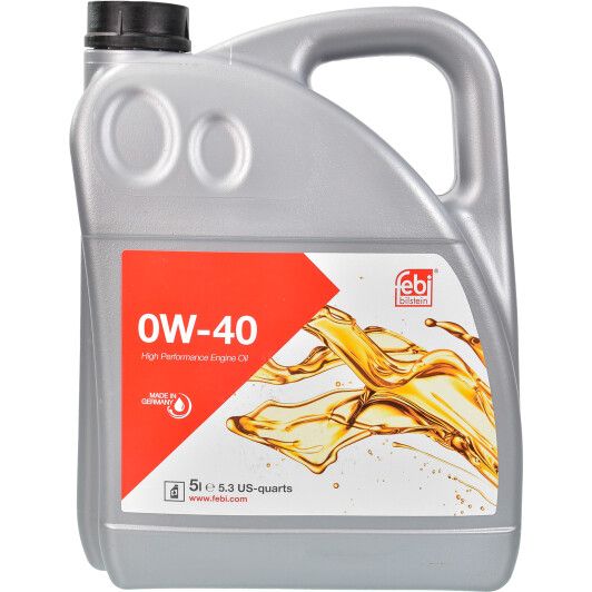 Олива моторна FEBI 0W-40 (Каністра 5л)