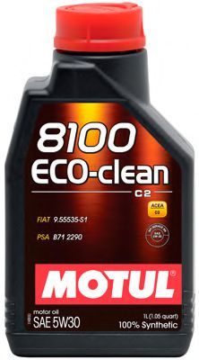 Олива Motul 8100 Eco-Clean 5W-30, 5л. 101545.