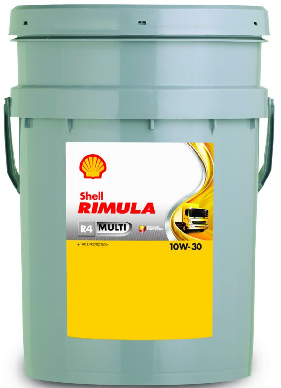 Масло моторное Rimula R4 Multi 10W-30 Shell - 20 л