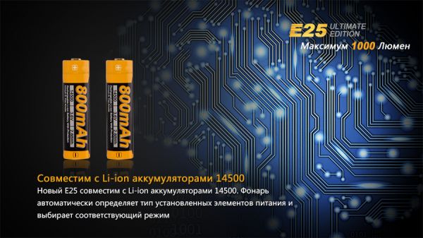 Ліхтар ручний Fenix E25UE Cree XP-L V5