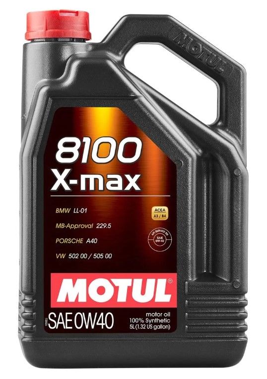 Олива Motul 8100 X-max 0W-40, 5л. 104533