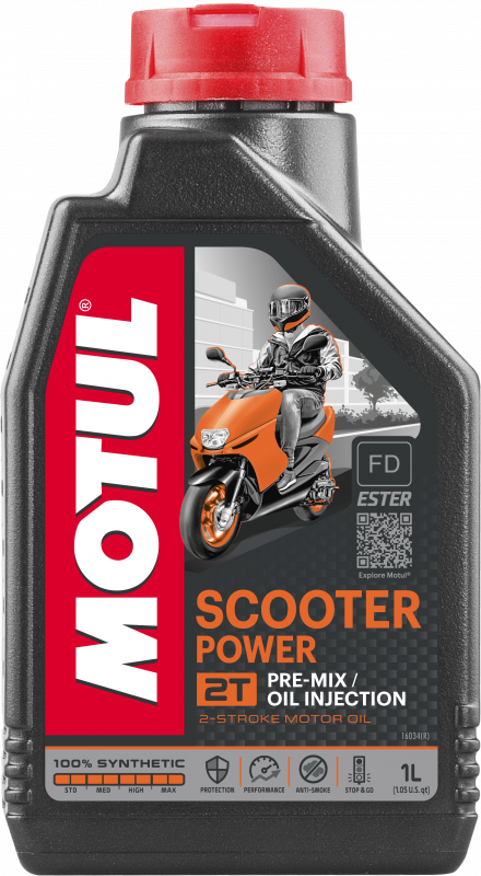 Олива Motul Scooter Power 2T, 1л. 105881