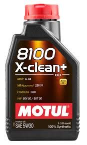 Олива Motul 8100 X-clean+ 5W-30, 1л. 106376