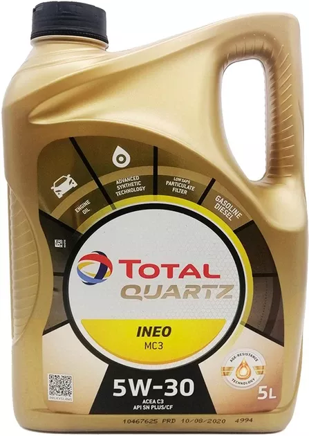Олива TOTAL QUARTZ INEO MC3 5W-30, 5л. 213698