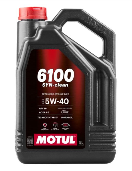 Олива Motul 6100 SYN-CLEAN 5W-40, 5л. 107943