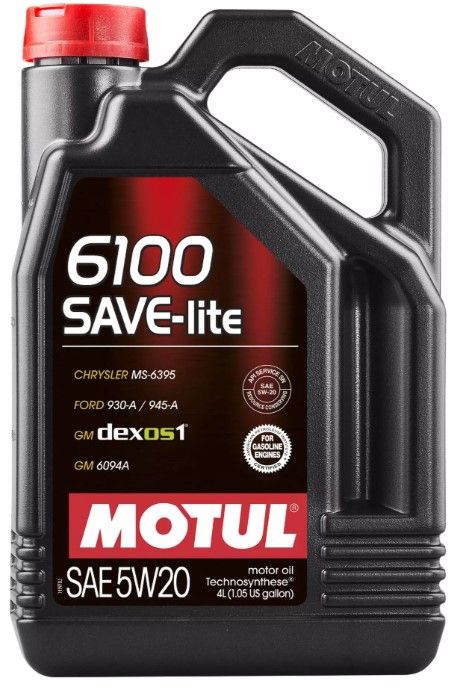 Олива Motul 6100 SAVE-LITE 0W-20, 4л. 108004
