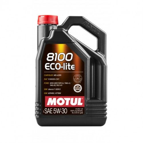 Олива Motul 8100 Eco-lite 5W-30, 5л. 108214