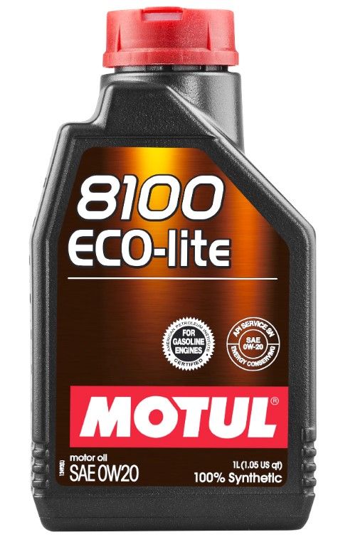 Олива Motul 8100 Eco-lite 0W-20, 1л. 108534