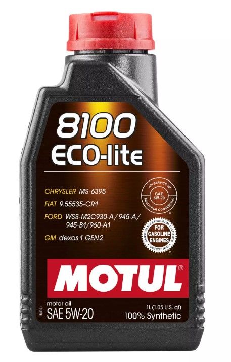 Олива Motul 8100 Eco-lite 5W-20, 1л. 109102