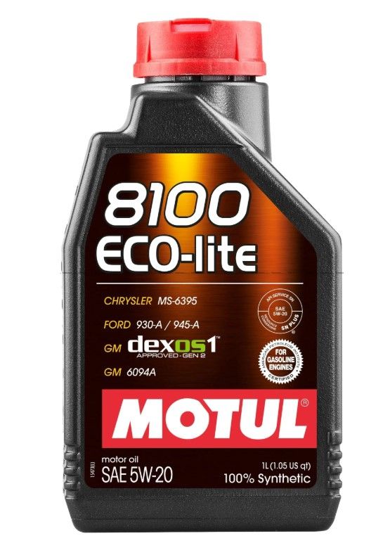 Олива Motul 8100 Eco-lite 5W-20, 5л. 109104