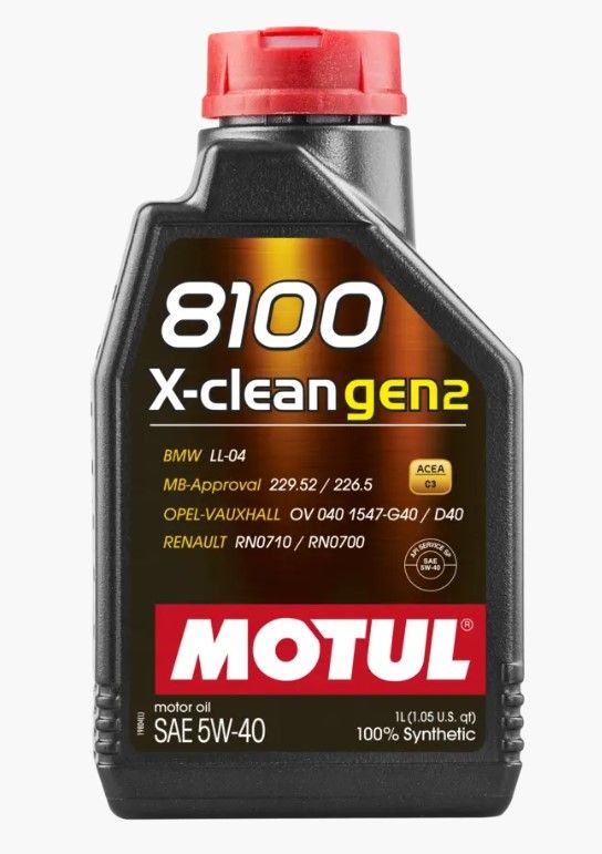 Олива Motul 8100 X-clean GEN-2 5W-40, 1л. 109761