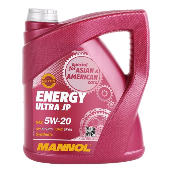 Олива моторна Energy Ultra JP SAE 5W-20 Mannol - 4 л