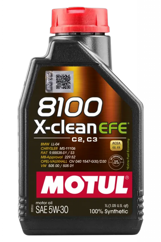 Олива Motul 8100 X-clean FE 5W-30, 1л. 112771