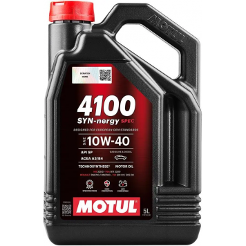 Олива Motul 4100 Syn-nergy Spec 10W-40, 5л. 112892