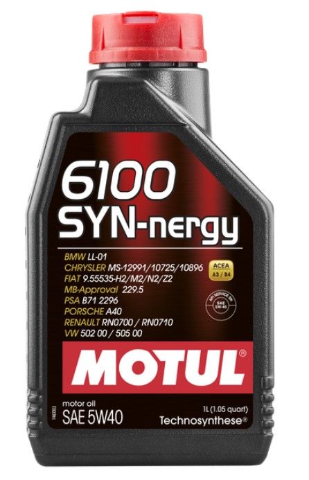 Олива Motul 6100 SYN-NERGY 5W-40 Technosynthese, 1л. 112961