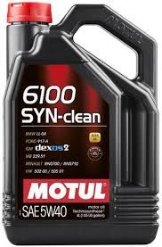 Олива Motul 6100 SYN-CLEAN 5W-40 Technosynthese, 4л. 113115