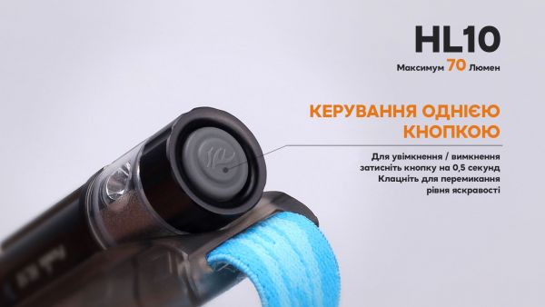 Ліхтар налобний Fenix HL10 purple