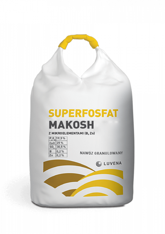 Добриво Суперфосфат Makosh  з мікроелементами (B, Zn) Luvena - 500 кг