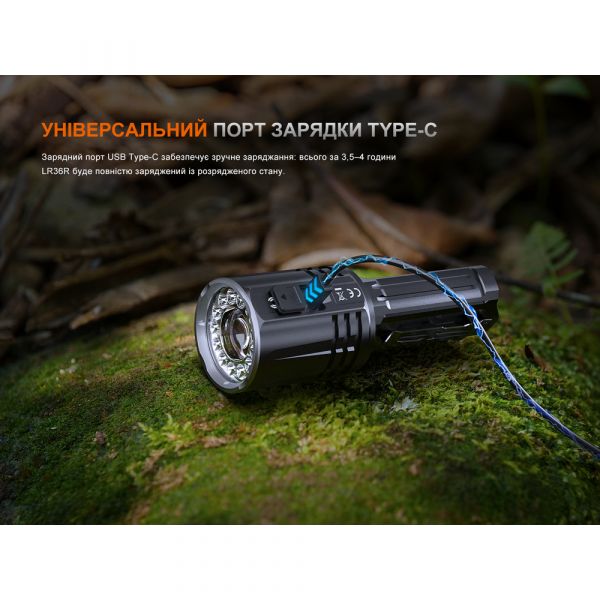 Ліхтар ручний пошуковий лазерний Fenix LR36R