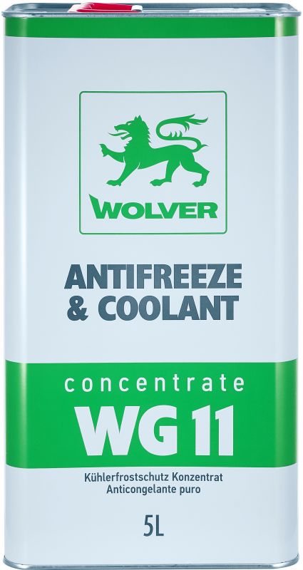 Антифриз W G11 концентрат зелений Wolver - 5 л