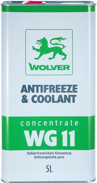 Антифриз W G11 зелений Wolver - 5 л