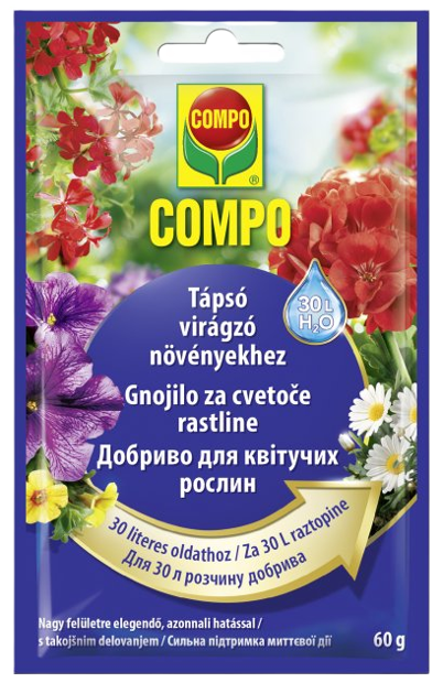 Добриво тривалої дії для квітучих рослин Compo - 60 г
