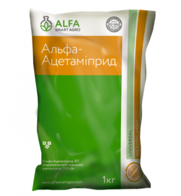 Инсектицид Альфа-Ацетамиприд ALFA Smart Agro - 0,5 кг