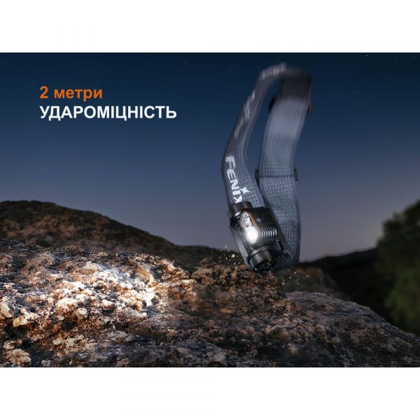 Ліхтар налобний Fenix HM55R, фіолетовий