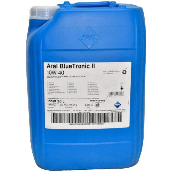 Олива Aral BlueTronic II 10W-40, 20л. 15F072