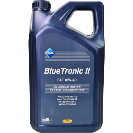 Олива Aral BlueTronic II 10W-40, 5л. 15F471