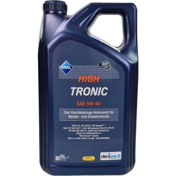 Олива Aral HighTronic 5W-40, 5л. 15F47D