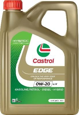 Олива моторна Castrol EDGE 0W-20 LL IV (Каністра 4л)